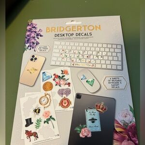 Bridgerton laptop decals